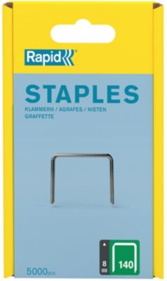 Agrafes en fil plat n° 140 8mm boîte de 5000 RAPID 40303089 - vue 2