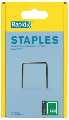 Agrafes en fil plat n° 140 10mm boîte de 5000 RAPID 40303090 - vue 2