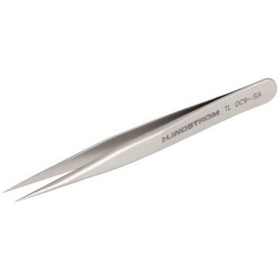 Pince brucelle de précision 0C9 TL 0C9-SA 90 mm, pointue en acier inoxydable