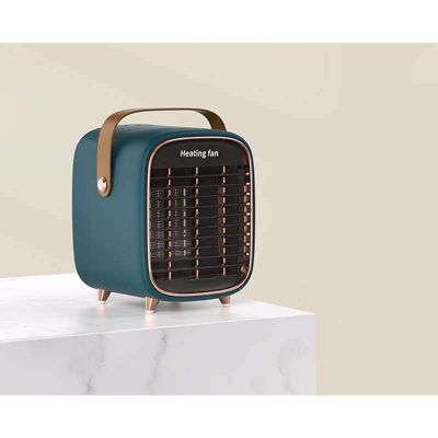 Radiateur soufflant en céramique au design rétro DarkGreen Neuf - vue 1
