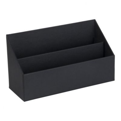 Organiseur range-courriers vertical 2 compartiments George Bigso Box noir