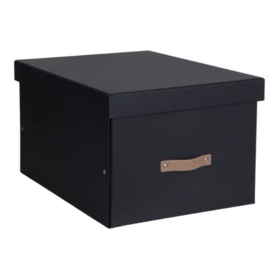 Boîte de rangement T4 Tora P. 50,5 cm x L. 38 cm gris anthracite