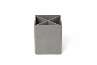 Pot à crayons 4 compartiments Bigso Box Penny gris