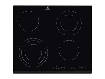 Plaque de cuisson vitroceramique electrolux 4 foyers 1200 W 59 cm