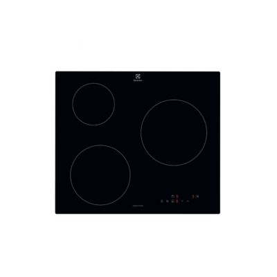 Table de cuisson induction 60cm 3 feux 6000w noir Electrolux CIB60320CK