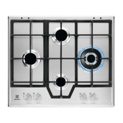 Plaque de cuisson gaz electrolux integre 4 foyers 59.5 cm