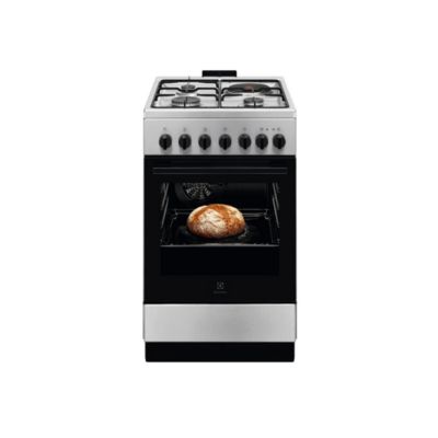 Electrolux Cuisinière mixte 50 cm 3+1 multifonction - LKM520011X Gris - vue 6