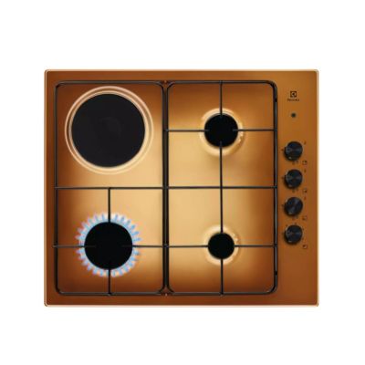 Plaque Mixte Electrolux EGL62821OT – 4 Foyers, 7000W, Surface Émaillée - vue 4