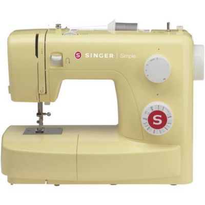 Singer Machine à coudre bras libre Simple 3223 jaune - 23 programmes, boutonnière 4 étapes