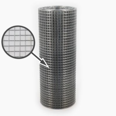75m x 0,5 m grillage pour volière, grille métallique, galvanisé à chaud Aquagart