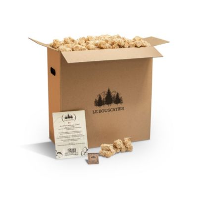 760 à 800 allume-feu en laine de bois et cire végétale 100% naturel pour cheminée poêle four à pizza cuisinière Barbecue brasero.