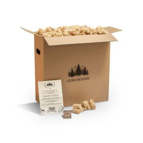 760 à 800 allume-feu en laine de bois et cire végétale 100% naturel pour cheminée poêle four à pizza cuisinière Barbecue brasero.