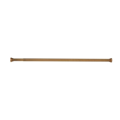 Barre de rideau de douche extensible 125/220 cm sans perçage, doré, Spirella Kreta