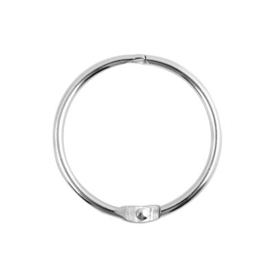 12 anneaux de rideau de douche diam. 4 cm, argent brossé, Spirella