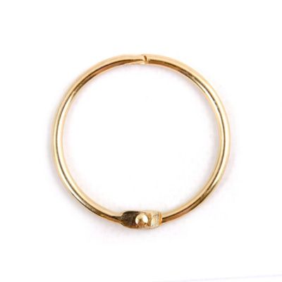 12 anneaux de rideau de douche diam. 4 cm, doré, Spirella