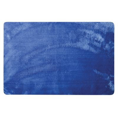 Tapis de bain antidérapant 50x80 cm, bleu, Spirella Fino