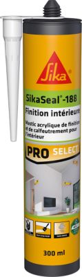 Mastic de finition pour intérieur SikaSeal 188 blanc 300ml - Sika