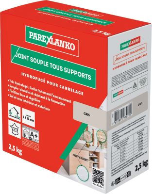 Joint souple tous supports gris Parexlanko 2,5 kg