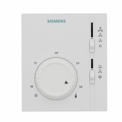 Thermostat dambiance SIEMENS RAB11.1 230Vac 3 vitesses ChaudFroidVentilation - vue 2