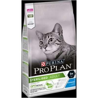 Croquettes pour chat stérilisé Pro Plan Sterilised Adult Optirenal au lapin 1,5kg