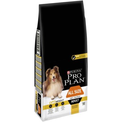 Croquettes pour chien Pro Plan All Sizes Adult Light/Sterilised riche en poulet et riz 14kg