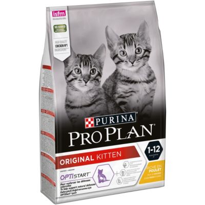 Croquettes pour chaton Pro Plan Original Kittten Optistart riche en poulet 3kg