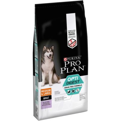 Pro Plan Medium & Large Adult Sans Grains Dinde pour chien 12 kg 
