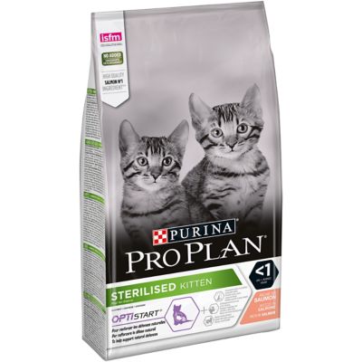 Pro Plan chat stérilisé Optistart riche en saumon 1,5kg