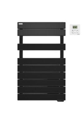 Sèche-serviettes électrique Acova Alpaga asymétrique 1000W black Flash