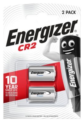 Pile Lithium CR2 3V lot de 2 Energizer