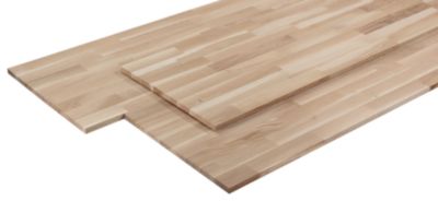 Tablette en chêne massif marron 50 x 120 cm, ép.18 mm