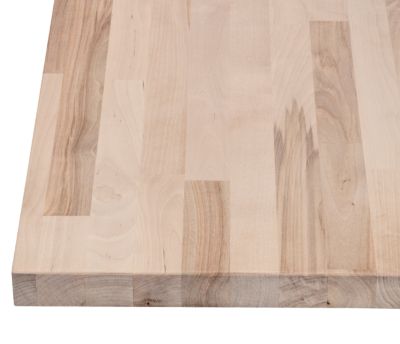 Plateau en bouleau massif naturel 80 x 120 cm, ép.27 mm