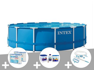 Intex Piscine Ronde Metal Frame - vue 3