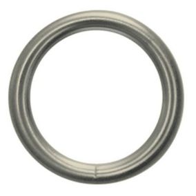 8 anneaux pour barre à rideau Sequoia Colours Ø28 mm argent