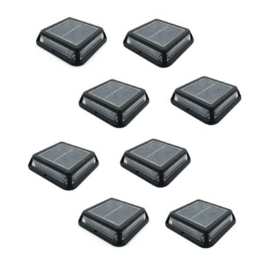 8 Balise solaires carrées QUADRY 12cm 60LM