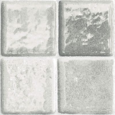 8 carreaux adhésifs décoratifs Vinyl Way 3D effet carrelage blanc L.20 x L.20 cm x ep.1,3 mm Dada Art