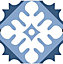 8 carreaux adhésifs motif losange feuille bleue L.10 x H.10 x l.0,4cm