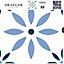 8 carreaux adhésifs motif Marrakech L.10 x H.10 x l.0,4cm
