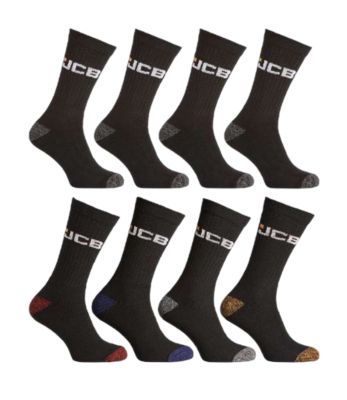 8 paires de chaussettes JCB Workwear 39-43