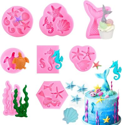 8 Pièce Moules en Silicone Fondant Décoration 3D