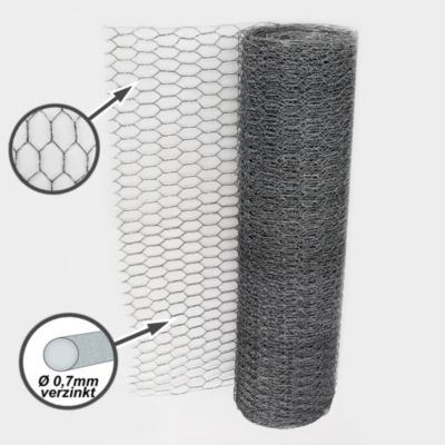 80 m grillage à maille hexagonale, grillage de poulailler, 100 cm Aquagart