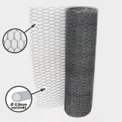 80 m grillage à maille hexagonale, grillage de poulailler, 50 cm 25mm x 25mm Aquagart