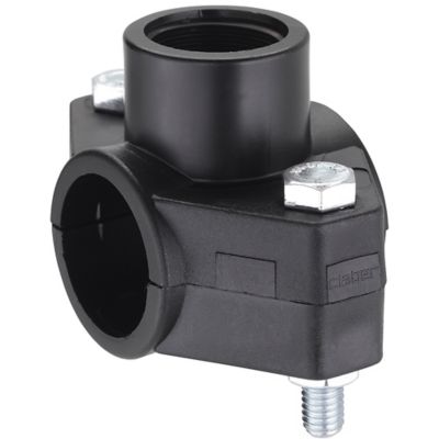 Collier tuyau ø20 mm fileté 1/2 femelle