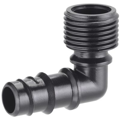 Lot de 2 coudes fileté 90° 15/21 mm Claber