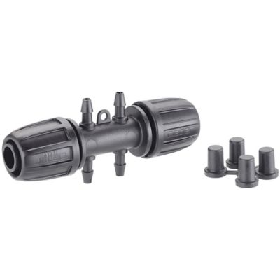 Raccord 1/2 avec 4 sorties de 1/4