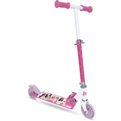 Trottinette MONDO Barbie 2 roues pliable Rose aluminium antiderapant