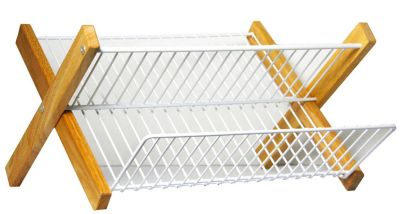 Egouttoir pliable cadre en bois Metaltex 321845 lilly