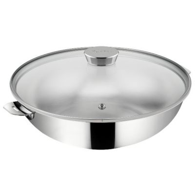 Lagostina Wok avec couvercle 26cm 12138042026 salvaspazio +