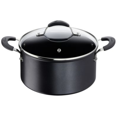 Lagostina Faitout Tempra avec son couvercle 24 cm en acier inoxydable - vue 2