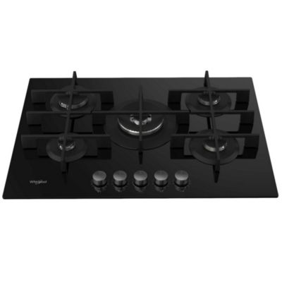 Plaque Gaz Whirlpool GOWL758NBFR – 5 Foyers, 12300W, Allumage Électronique - vue 8